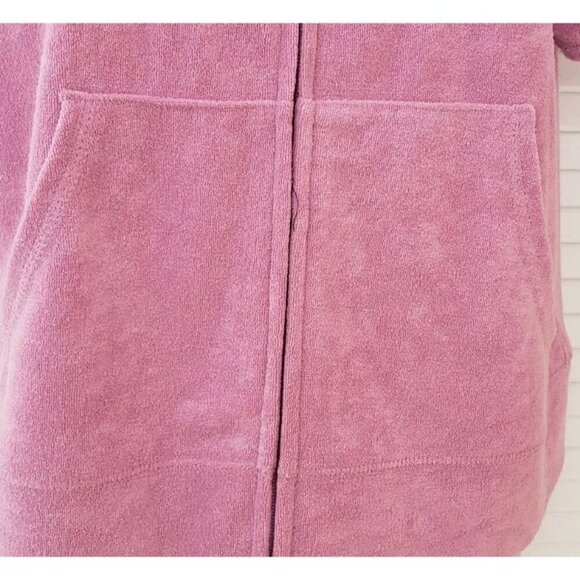 NWT JUICY COUTURE  BLING TOWEL TERRY SHORTIE SET DEWBERRY XLARGE - Picture 10 of 15